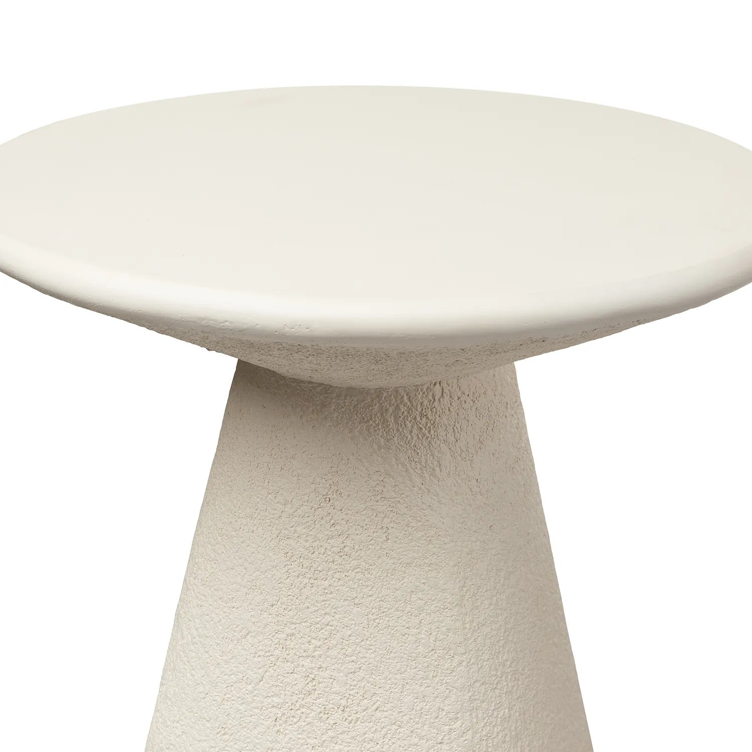 Ozetta Concrete Side Table - Moonlit Ivory - Image 3