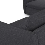 Leigh 126_ Modular L Sectional - Napa Charcoal