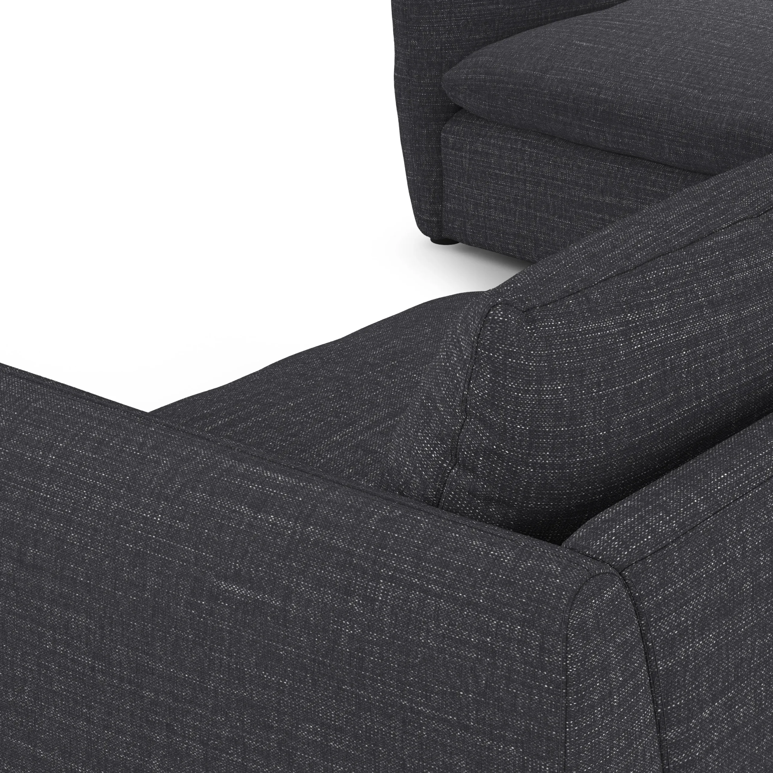 Leigh 126_ Modular L Sectional - Napa Charcoal - Image 10