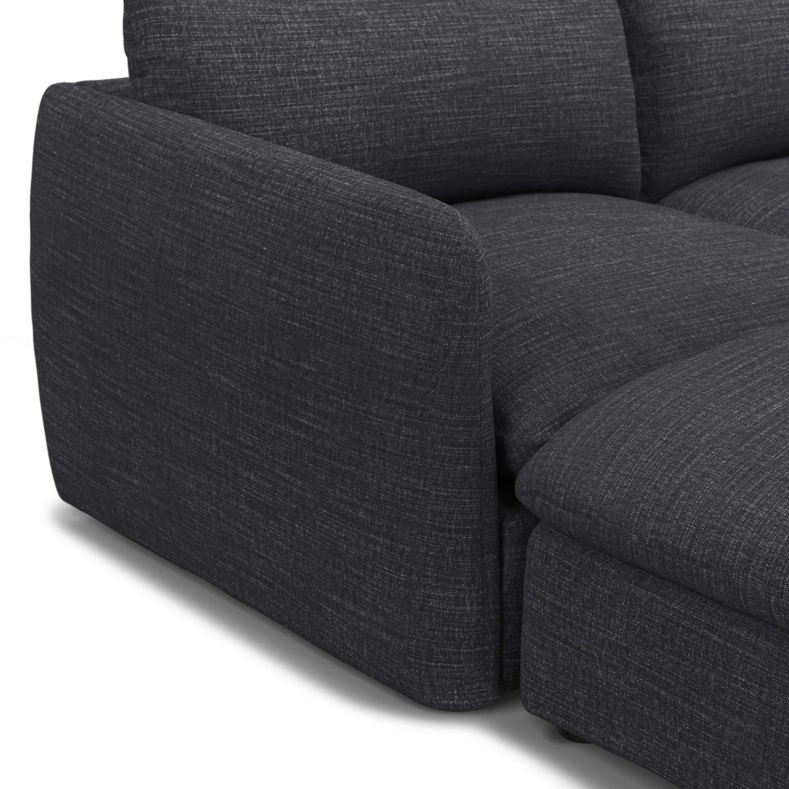 Leigh 131.5_ Modular Sectional - Napa Charcoal - Image 10