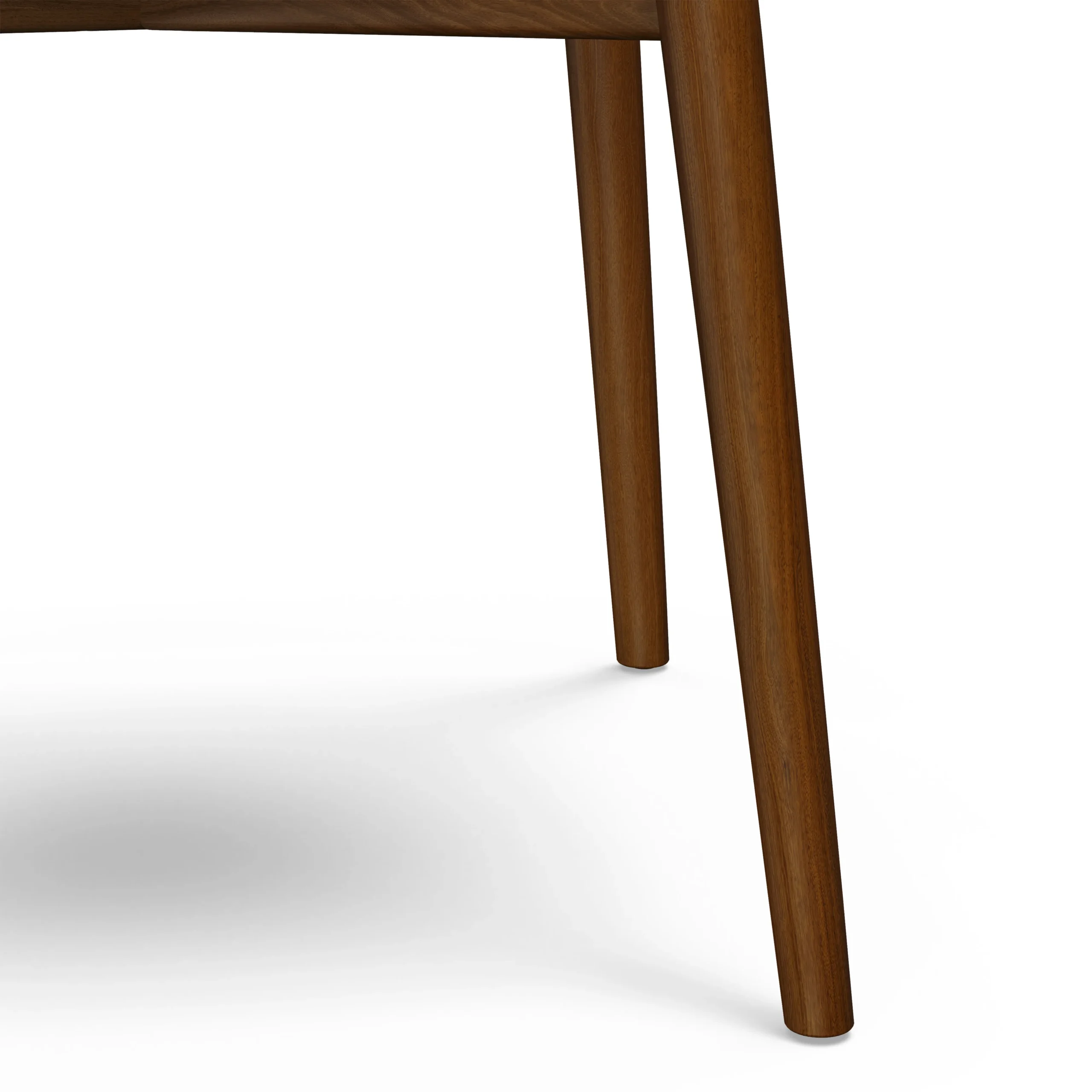 Odin Dining Chair - Walnut and Camelia Ivory - Image 10