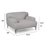 Abisko 42.5_ Lounge Chair - Welsh Gray