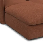 Leigh 131.5_ Modular Sectional - Napa Rust