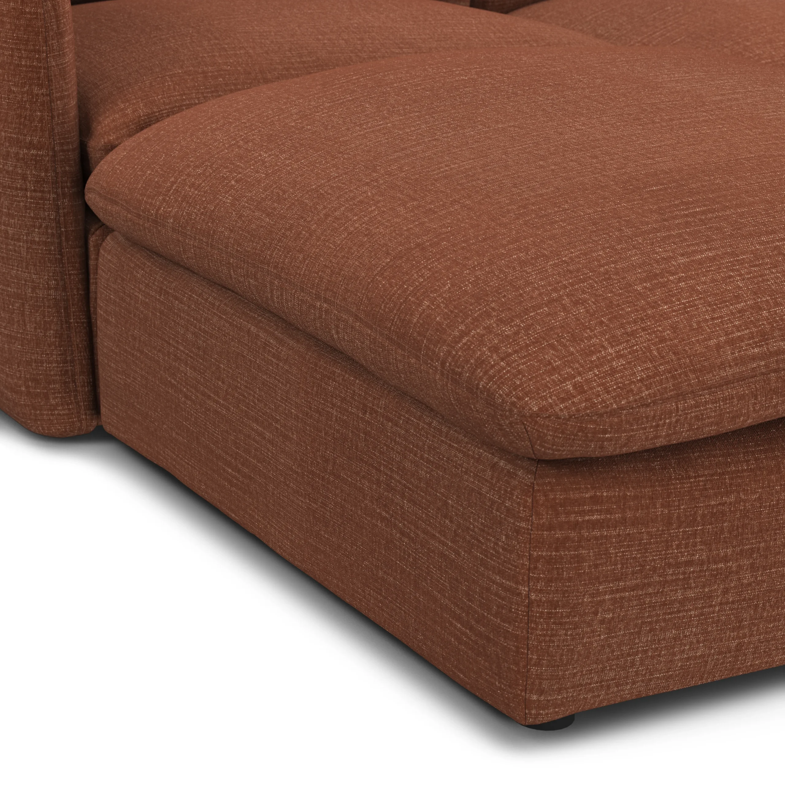Leigh 131.5_ Modular Sectional - Napa Rust - Image 10