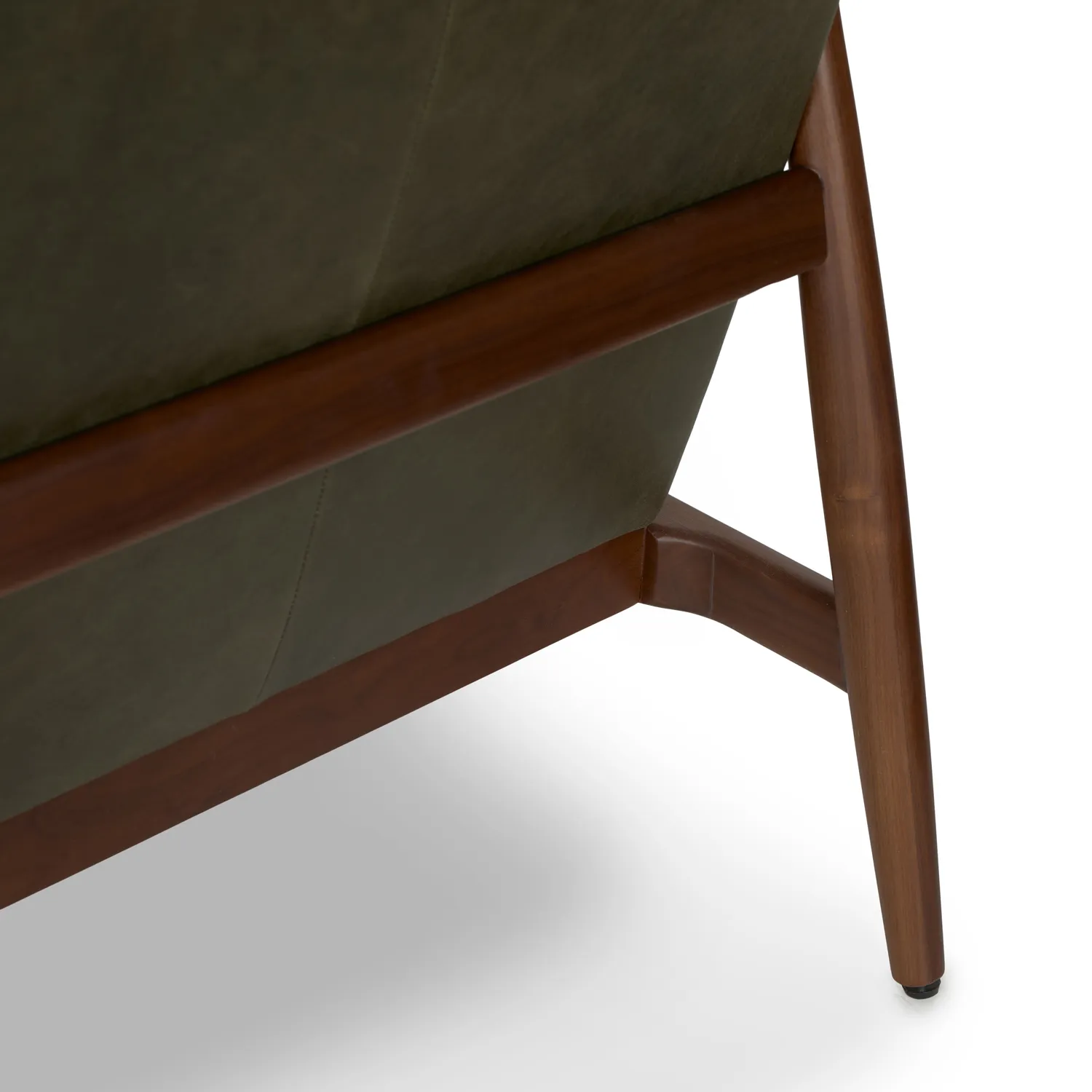 Bavel 28.5_ Leather Lounge Chair - Charme Green - Image 6