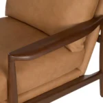 Bavel 28.5_ Leather Lounge Chair - Charme Tan