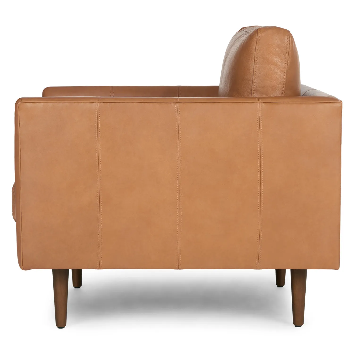 Burrard 32_ Leather Lounge Chair - Bella Caramel - Image 11