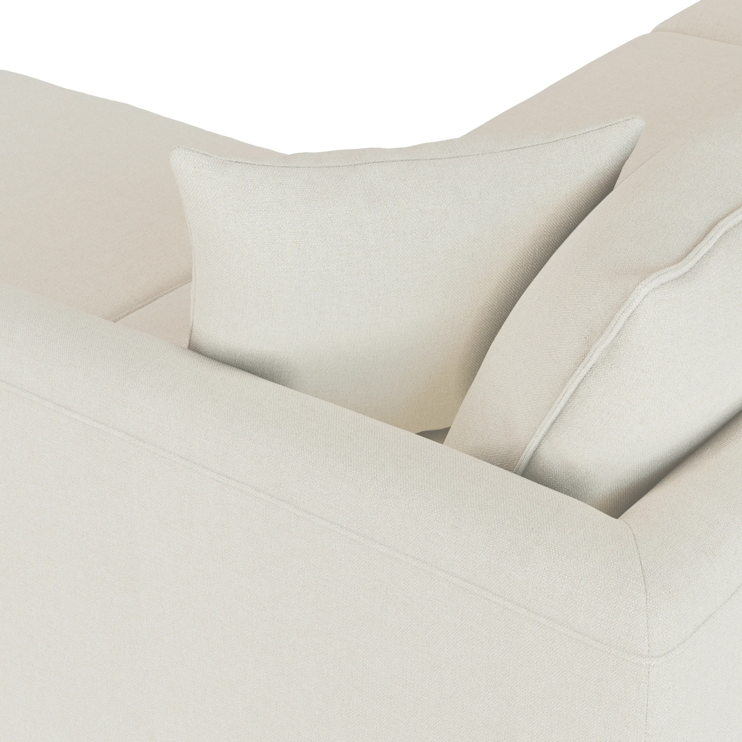 Lenae 104.5_ Reversible Modular Sectional - Savoy Ivory - Image 10