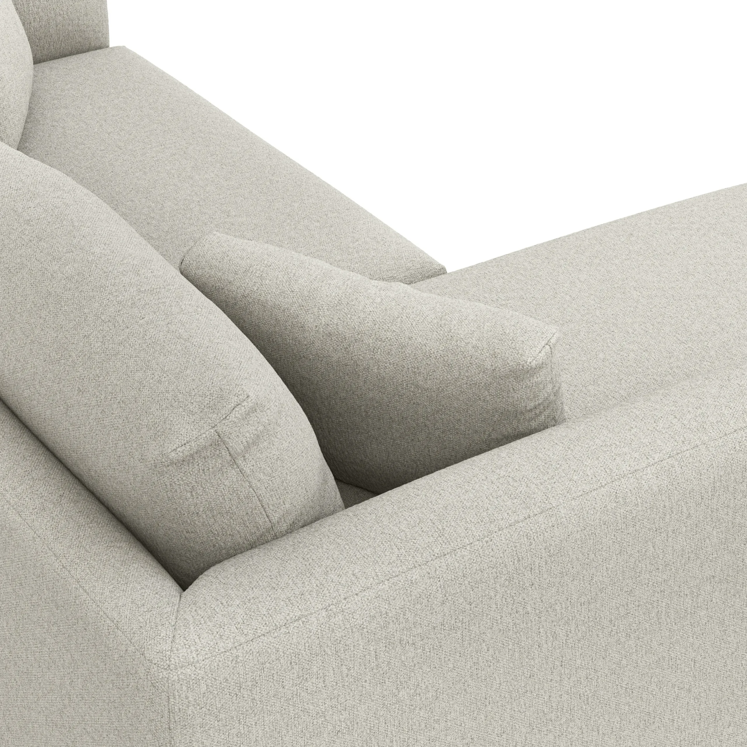 Marina 80_ Reversible Storage Sectional - Clover Ivory - Image 10
