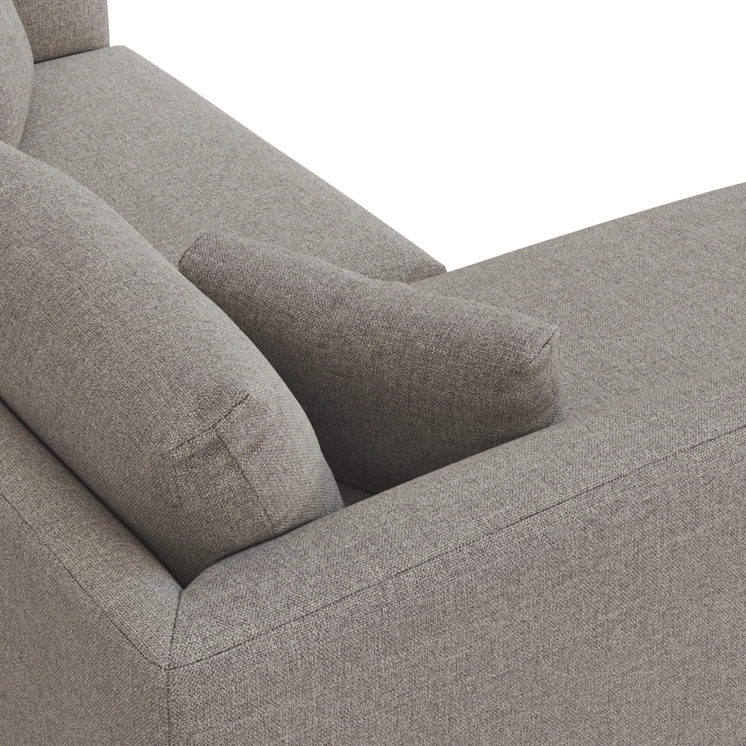 Marina 80_ Reversible Storage Sectional - Hestia Gray - Image 10