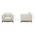 Ceni 39_ Lounge Chair - Chalk Gray