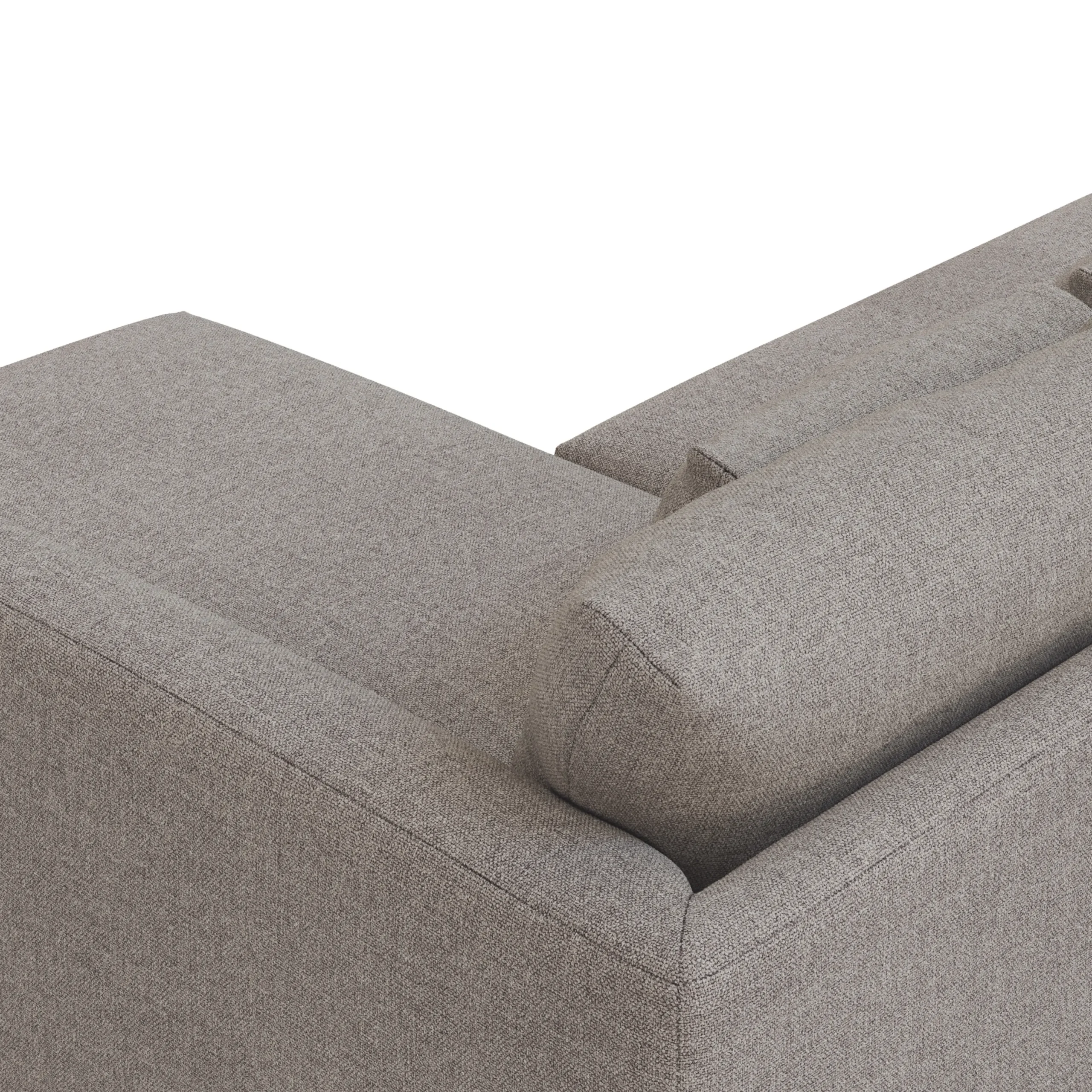 Marina 90_ Reversible Storage Sectional - Hestia Gray - Image 10