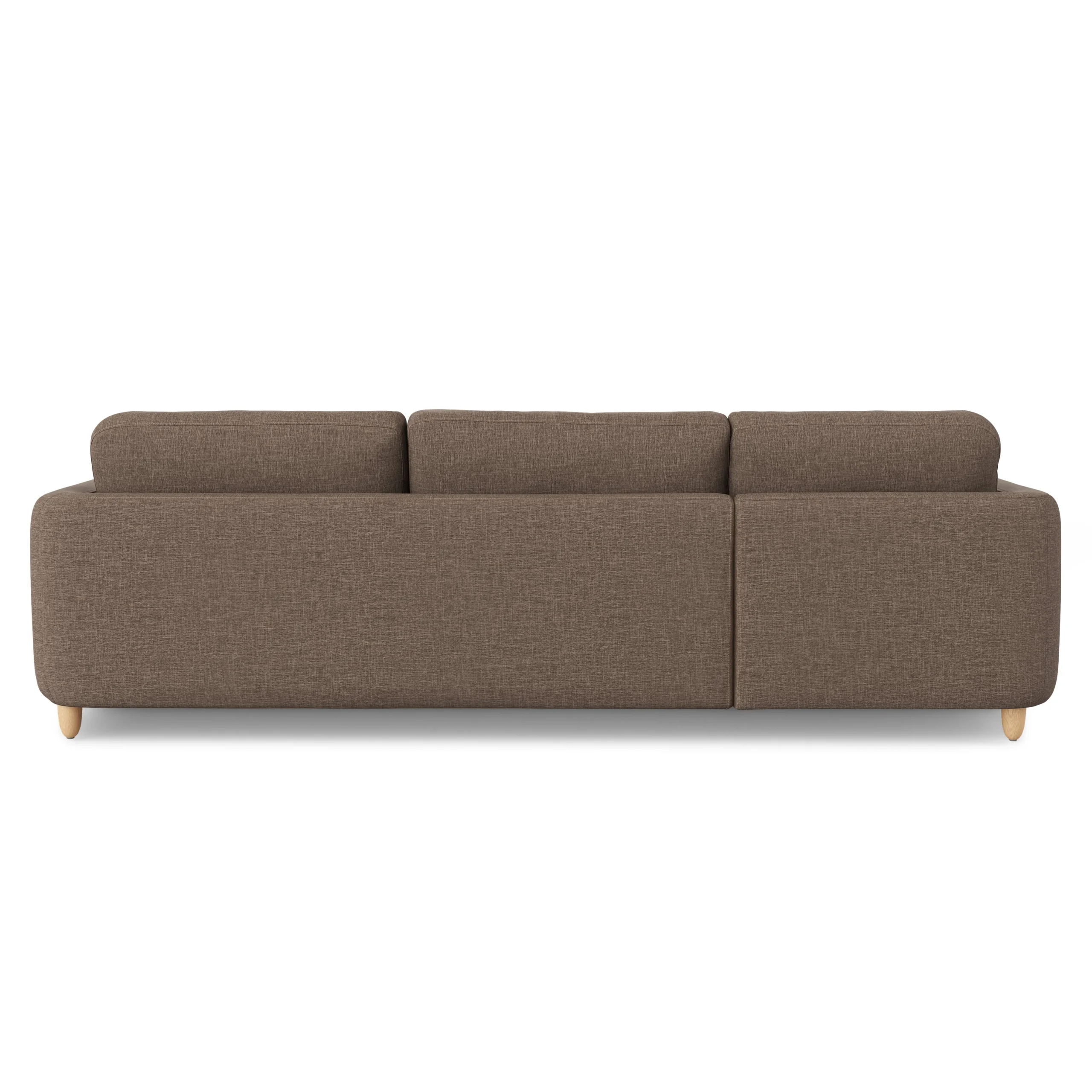 Vati 114_ Left Storage Sleeper Sectional - Natural Oak and Buckler Brown - Image 10