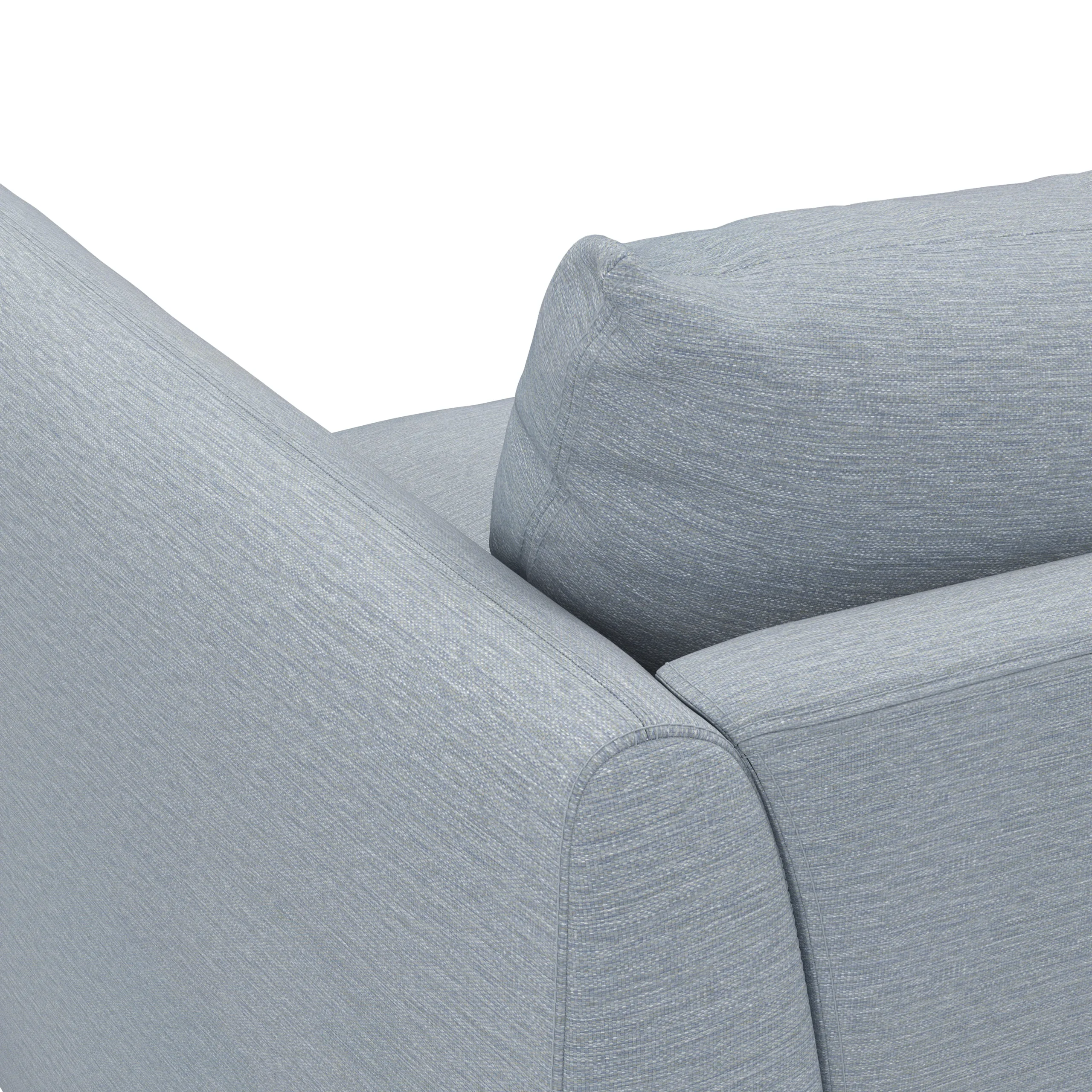 Leigh 42_ Lounge Chair - Silver Light Blue - Image 3