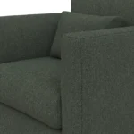 Marina 38_ Lounge Chair - Green Wool Bouclé