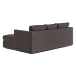 Marina 90_ Velvet Reversible Storage Sleeper Sectional - Hale Warm Gray