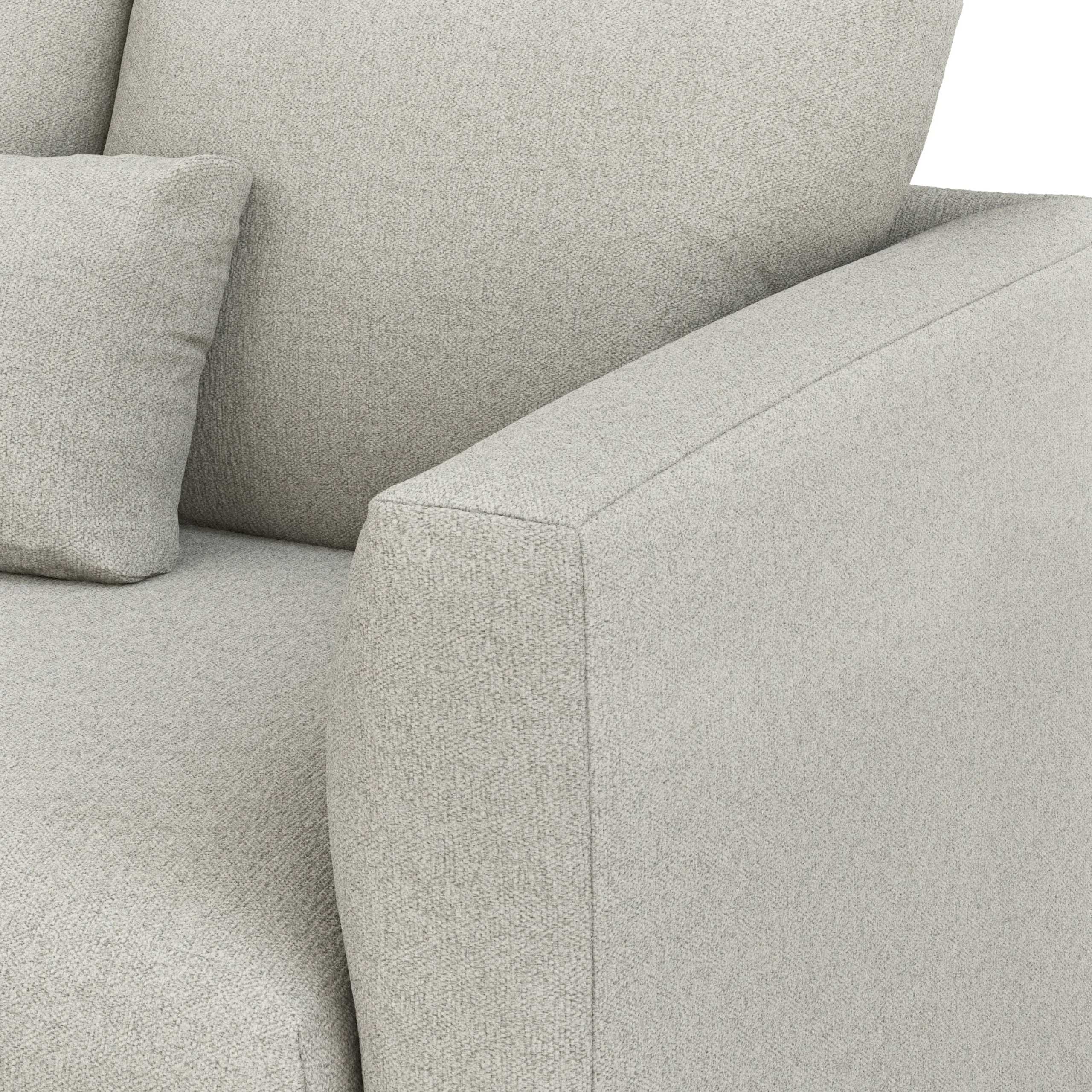 Marina 92_ Corner Sectional - Clover Ivory - Image 10