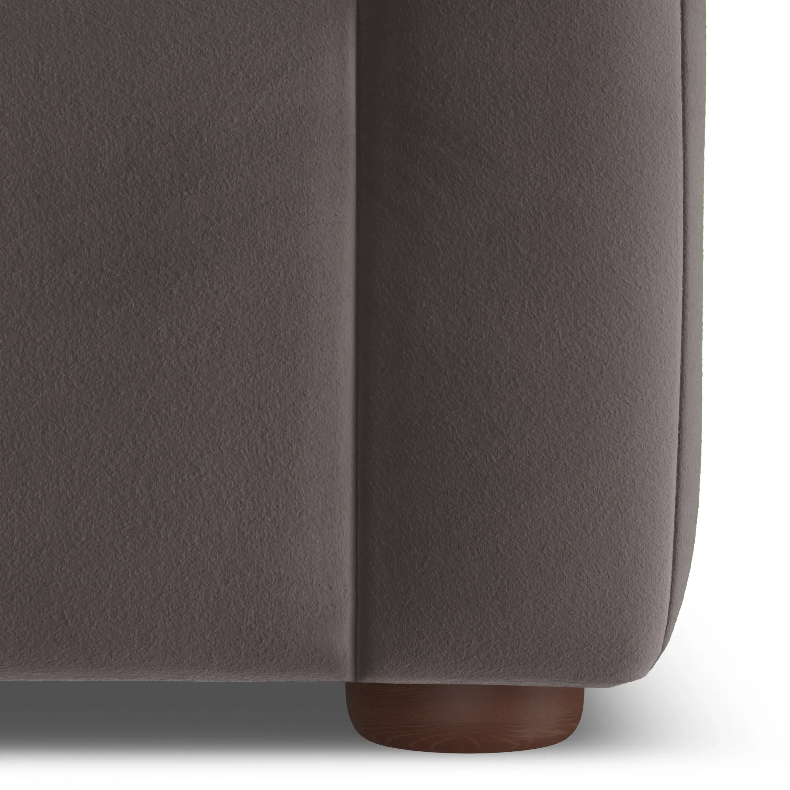 Marina 92_ Velvet Corner Sectional - Hale Warm Gray - Image 10