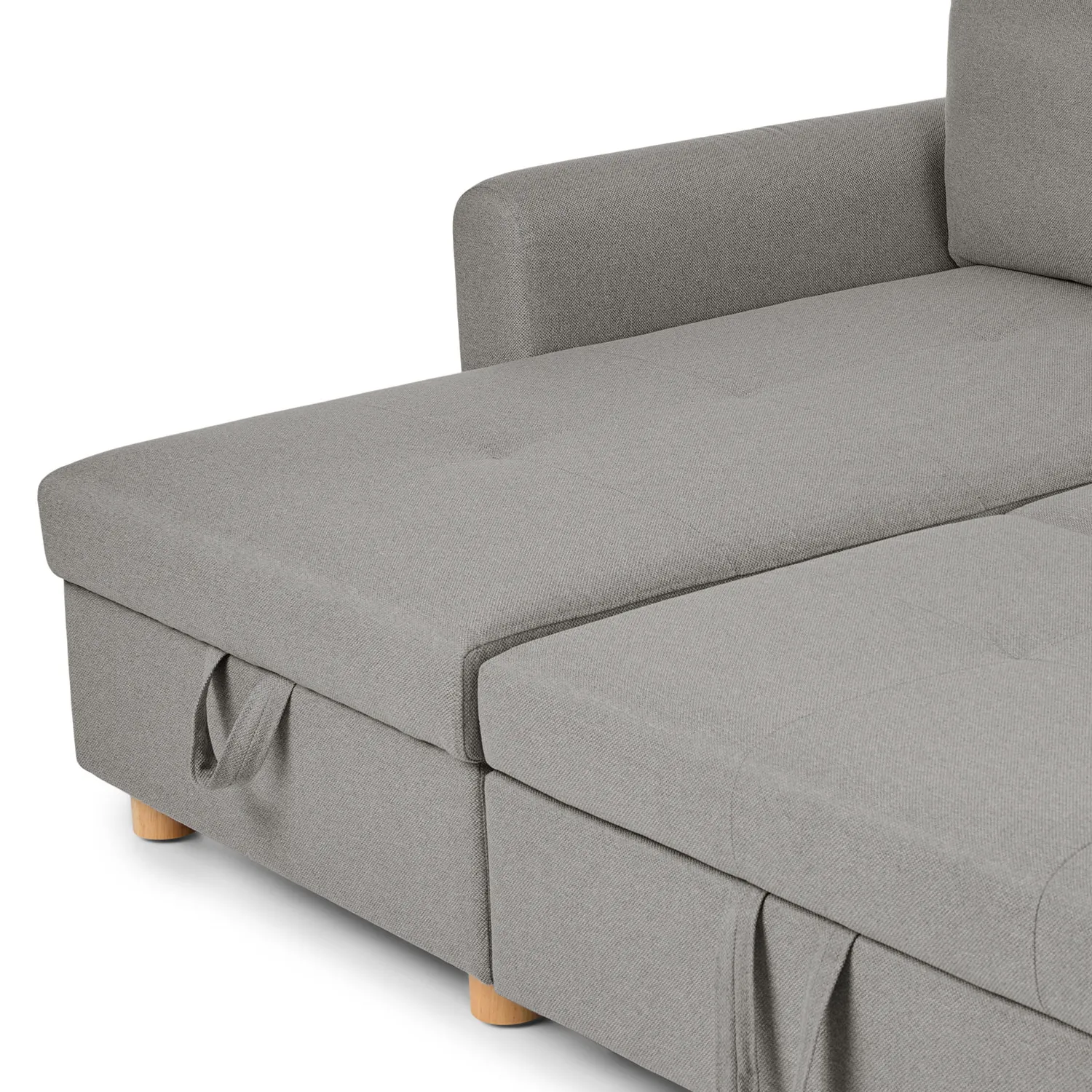 Nordby 104_ Reversible Sleeper Sectional - Pep Gray - Image 10