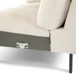 Olsen 110_ Left Sectional - Ratine Ivory