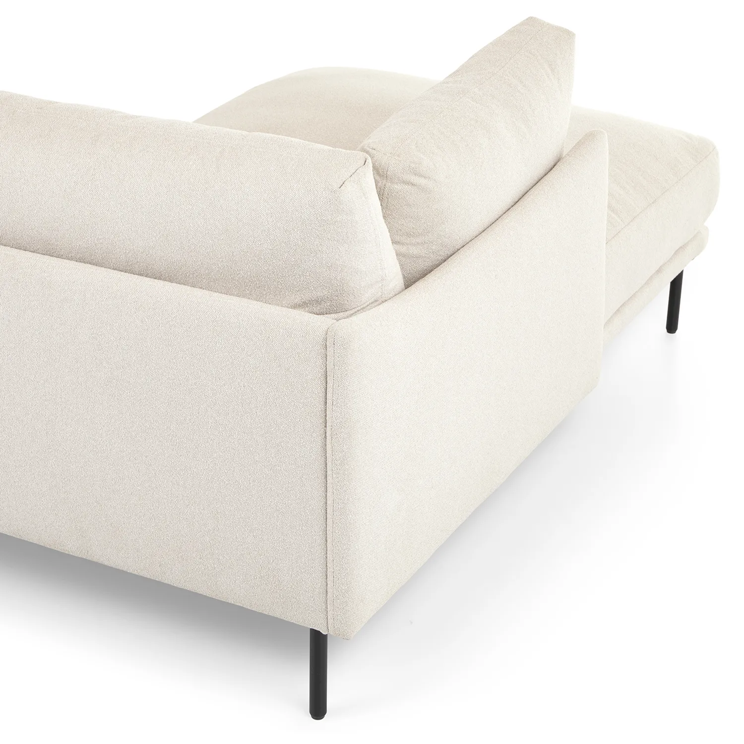 Olsen 110_ Right Sectional - Ratine Ivory - Image 10