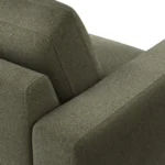 Rhett 93_ Right Chaise Sectional - Felted Green