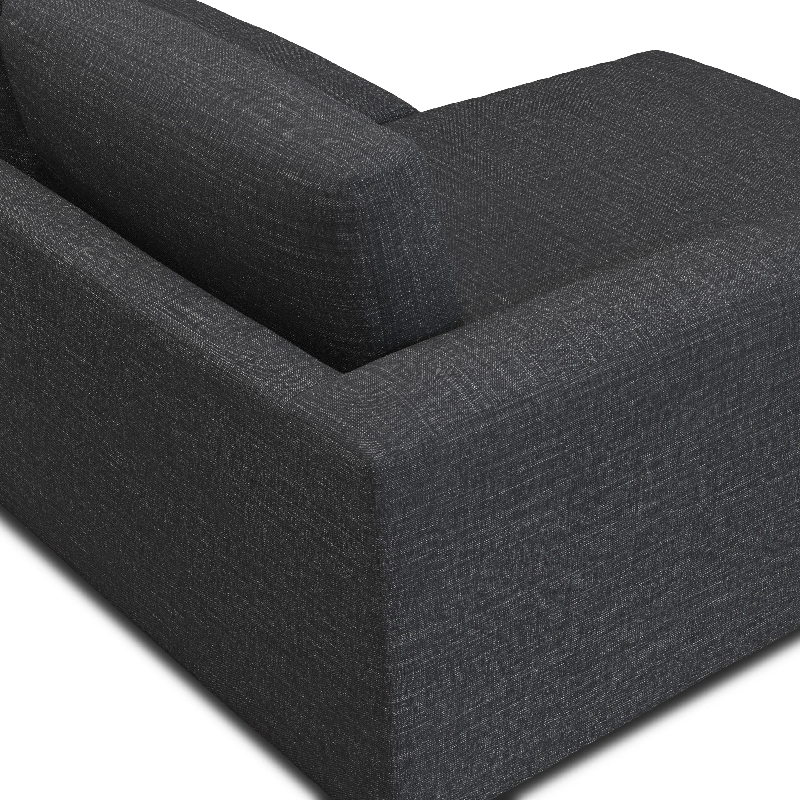Riley 84_ Reversible Storage Sectional - Napa Charcoal - Image 10