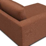 Riley 84_ Reversible Storage Sectional - Napa Rust