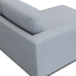 Riley 84_ Reversible Storage Sectional - Silver Light Blue