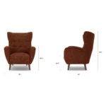 Mod 35_ Lounge Chair - Orange Spice