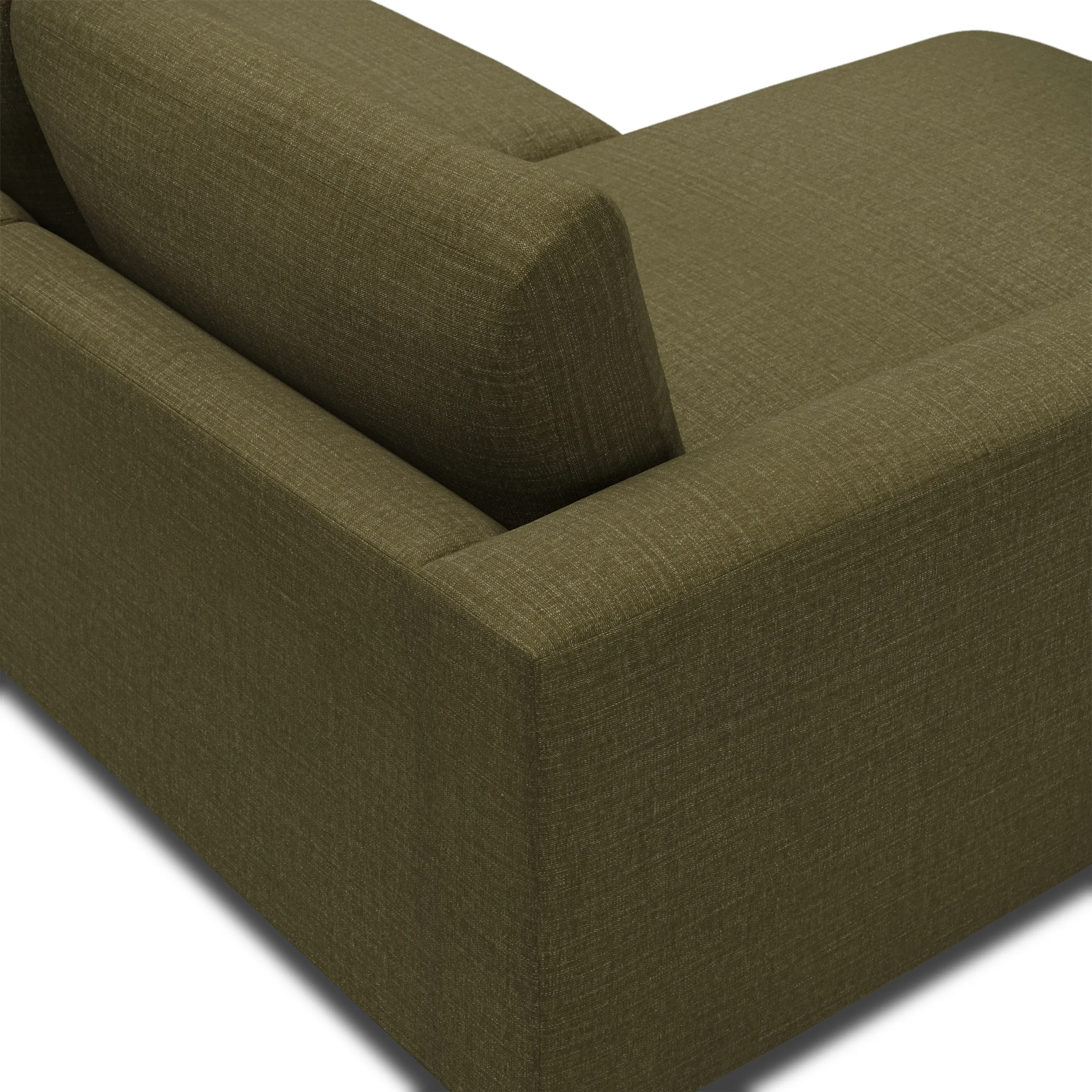 Riley 118.5_ Left Sectional - Napa Moss - Image 10