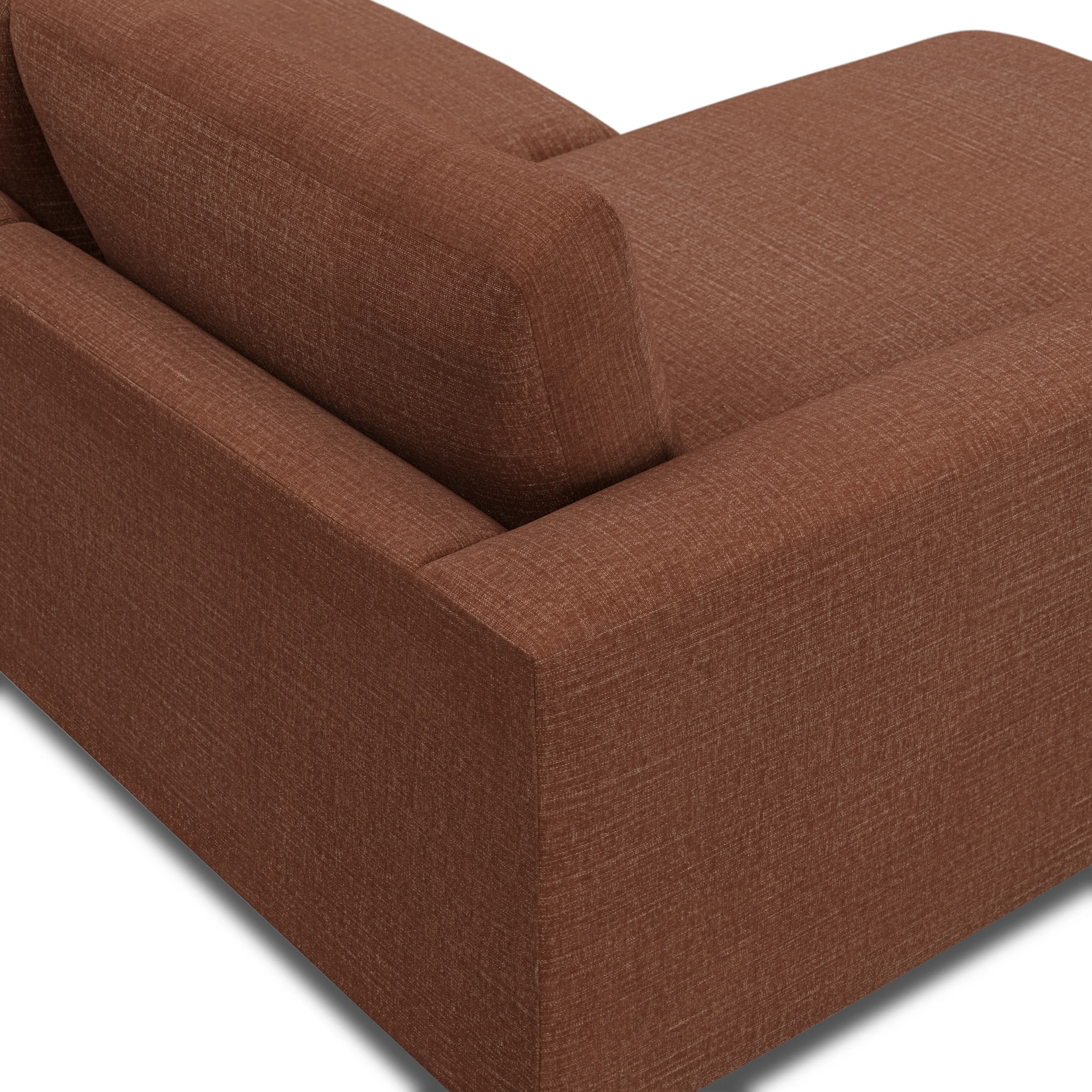 Riley 118.5_ Left Sectional - Napa Rust - Image 10