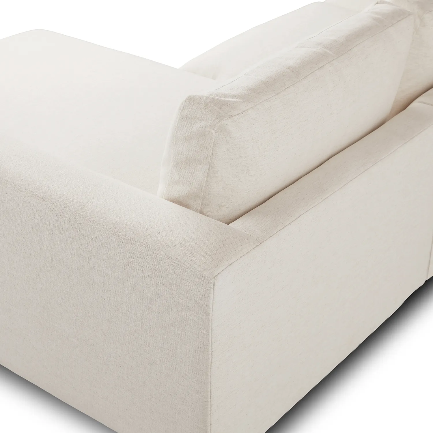 Riley 118.5_ Right Sectional - Napa White - Image 10
