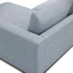 Riley 118.5_ Right Sectional - Silver Light Blue