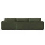 Riley 118_ Velvet Right Storage Sleeper Sectional - Hale Fir Green