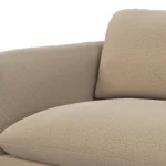 Sanders 85.5_ Reversible Sectional - Sandstone Wool Bouclé