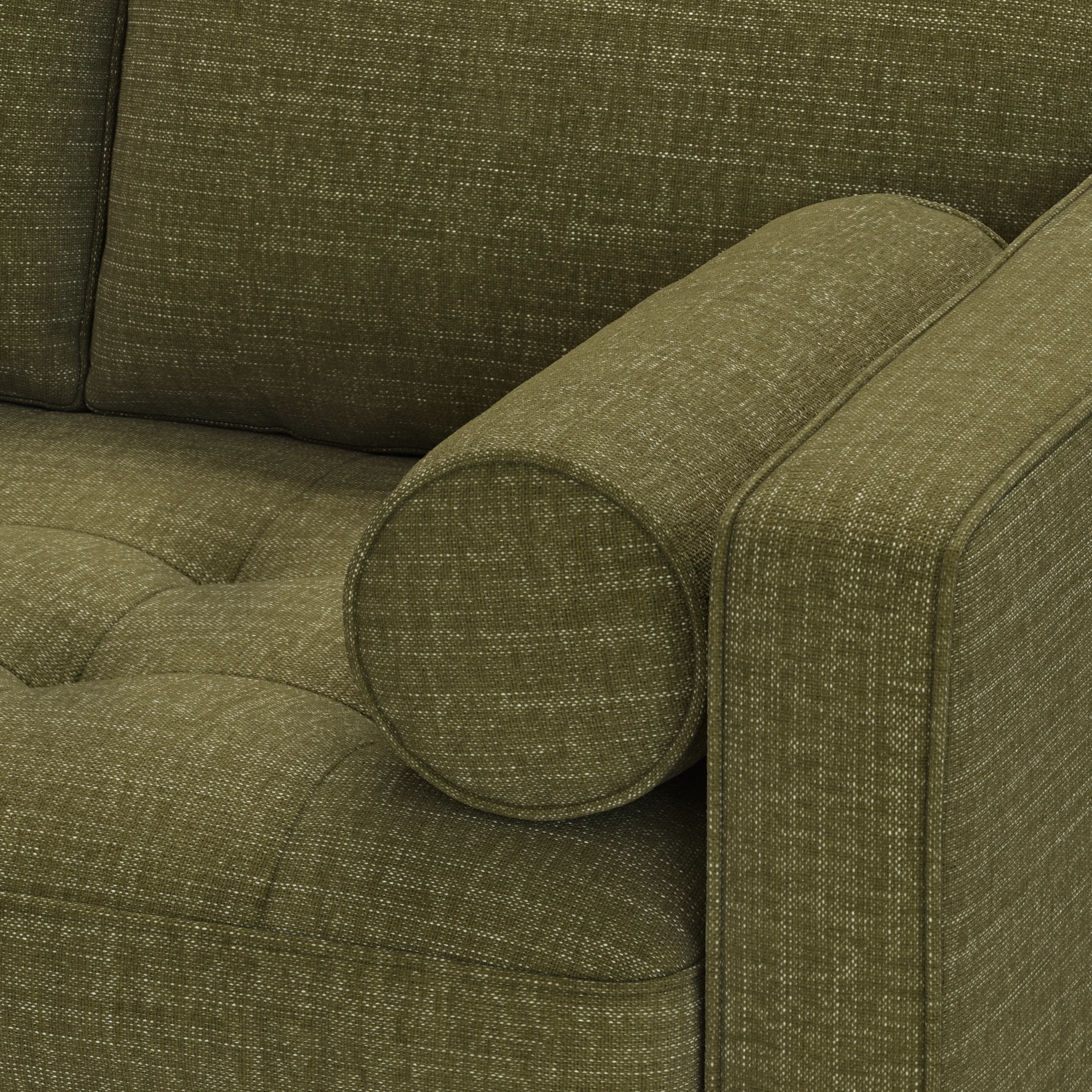 Sven 91_ Tufted Corner Sectional - Napa Moss - Image 10
