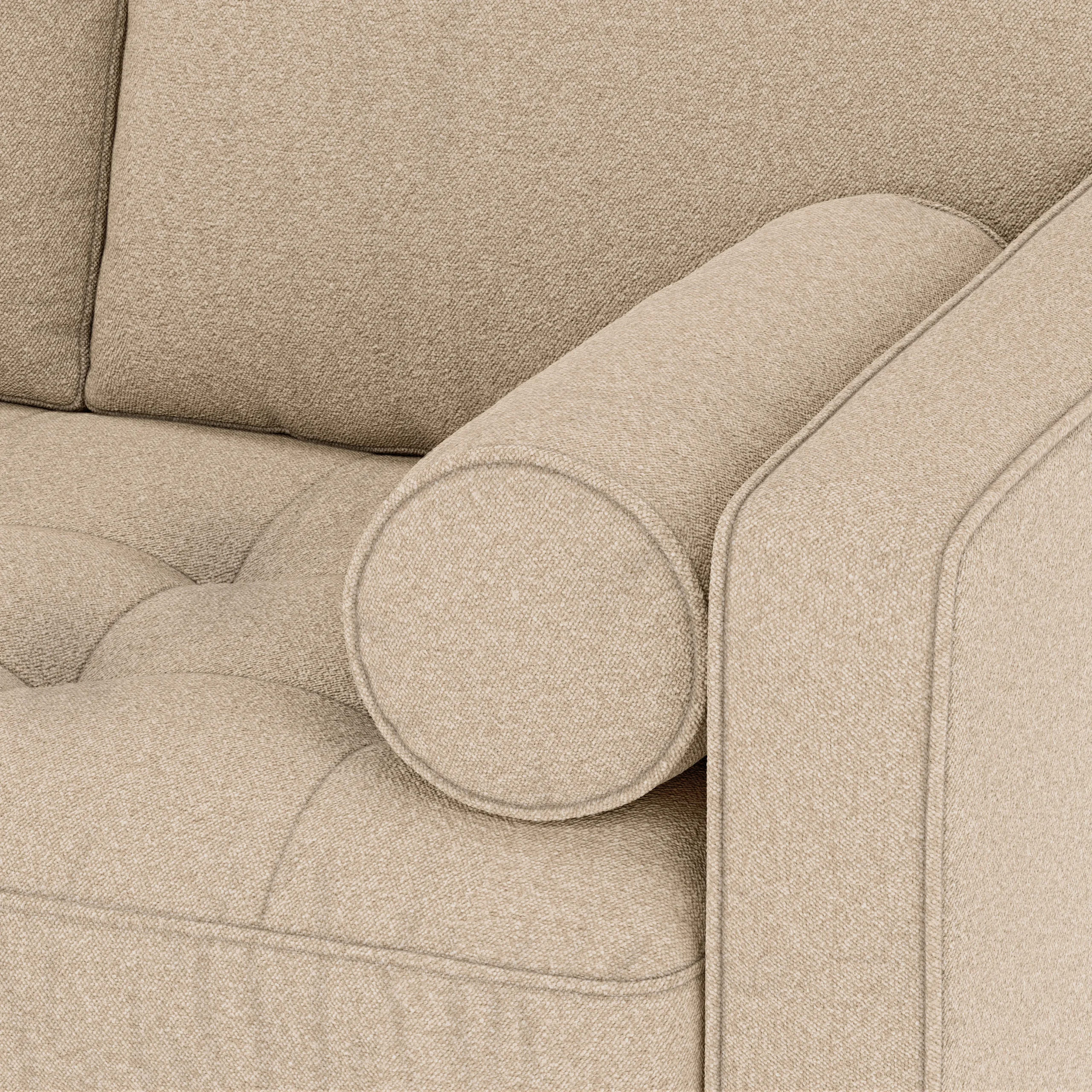 Sven 91_ Tufted Corner Sectional - Ratine Buff - Image 10