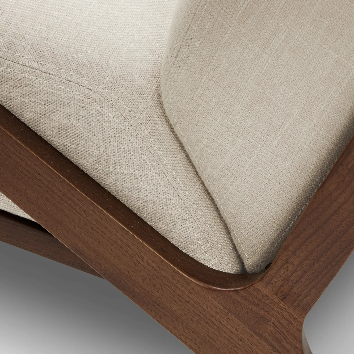 Otio 26_ Lounge Chair - Walnut and Welsh Taupe - Image 7