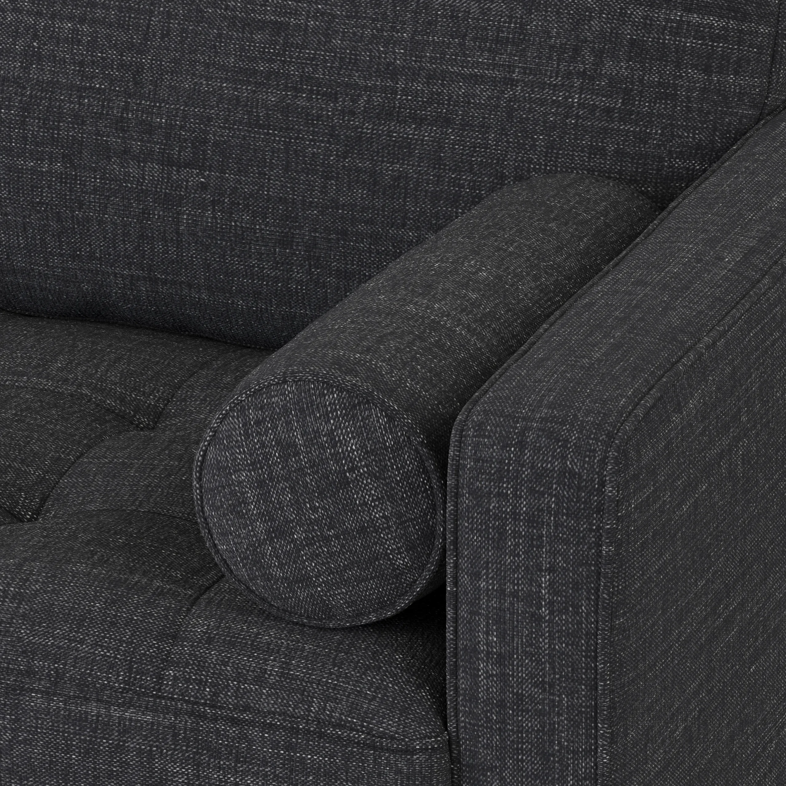 Sven 100_ Tufted Left Sectional - Napa Charcoal - Image 10