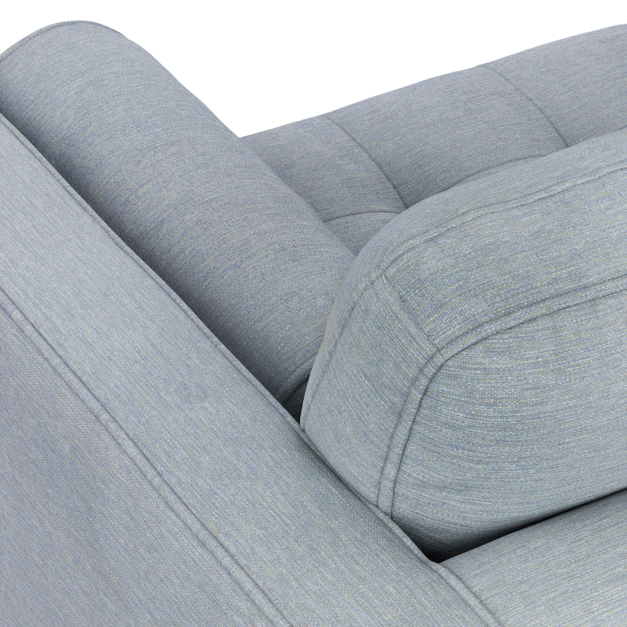 Sven 100_ Tufted Left Sectional - Silver Light Blue - Image 10