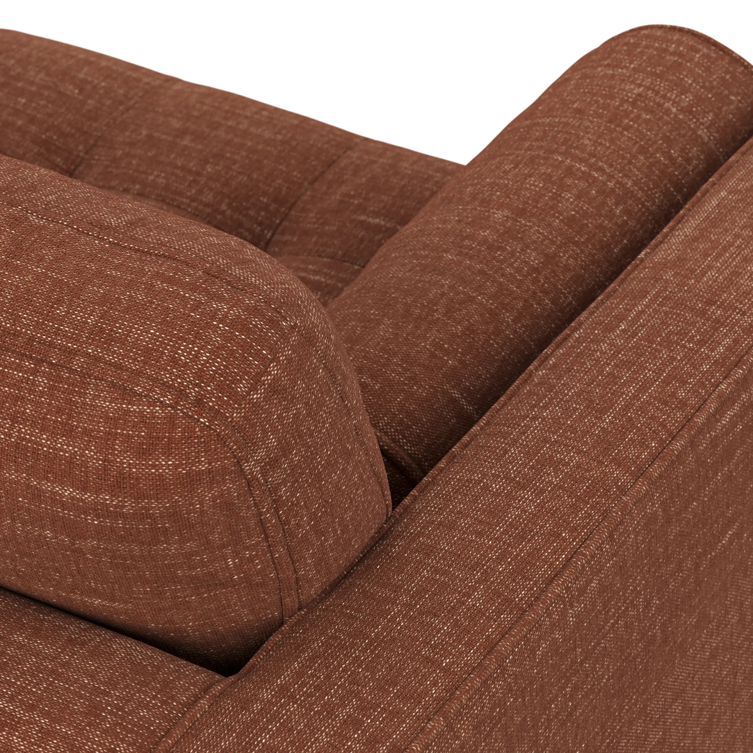 Sven 100_ Tufted Right Sectional - Napa Rust - Image 10