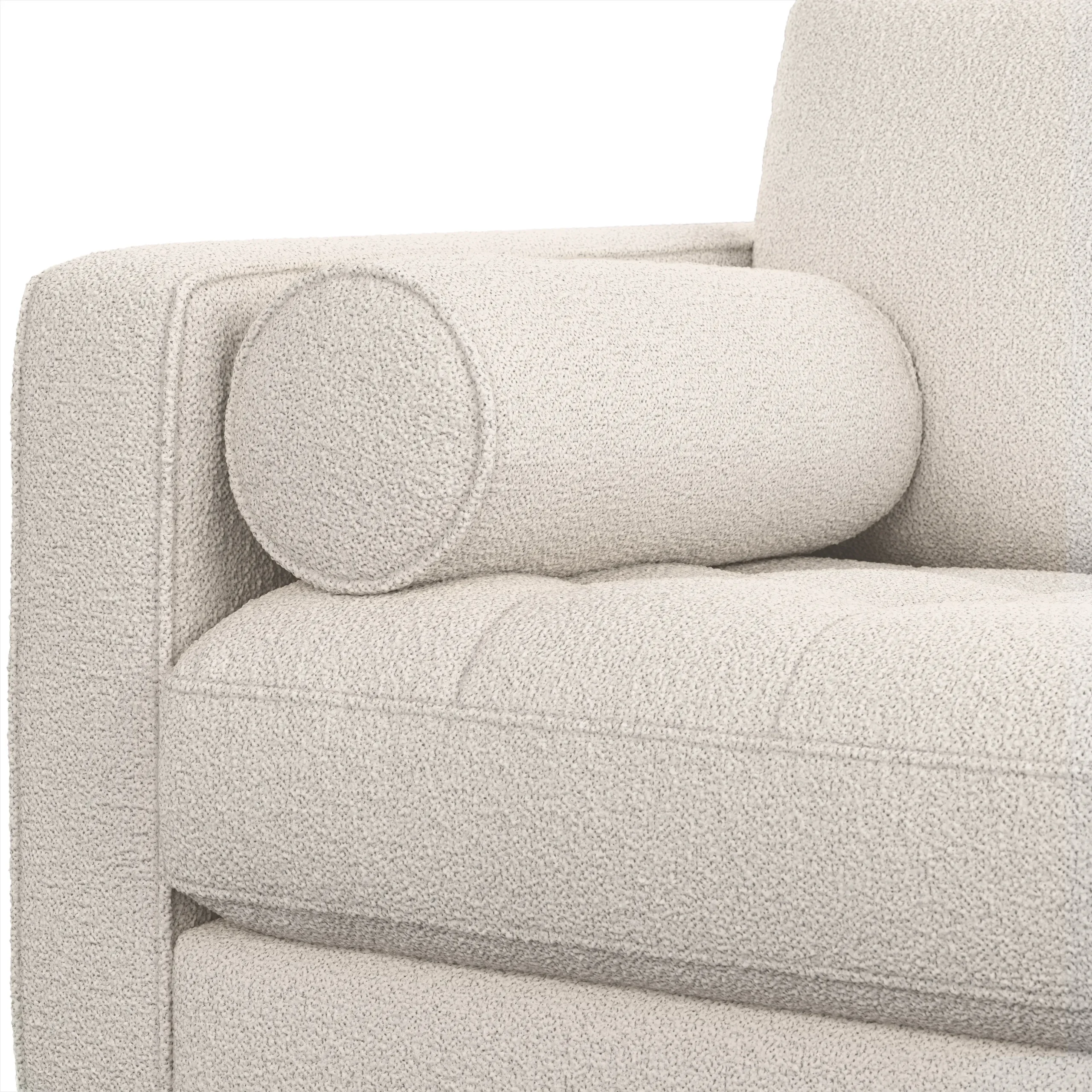 Sven 107_ Corner Sectional - Ivory Wool Bouclé - Image 10