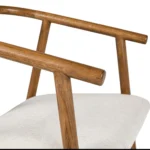 Fonra Dining Chair - Smoked Oak and Santolina Gray