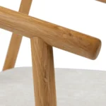 Fonra Dining Chair - Oak and Santolina Gray