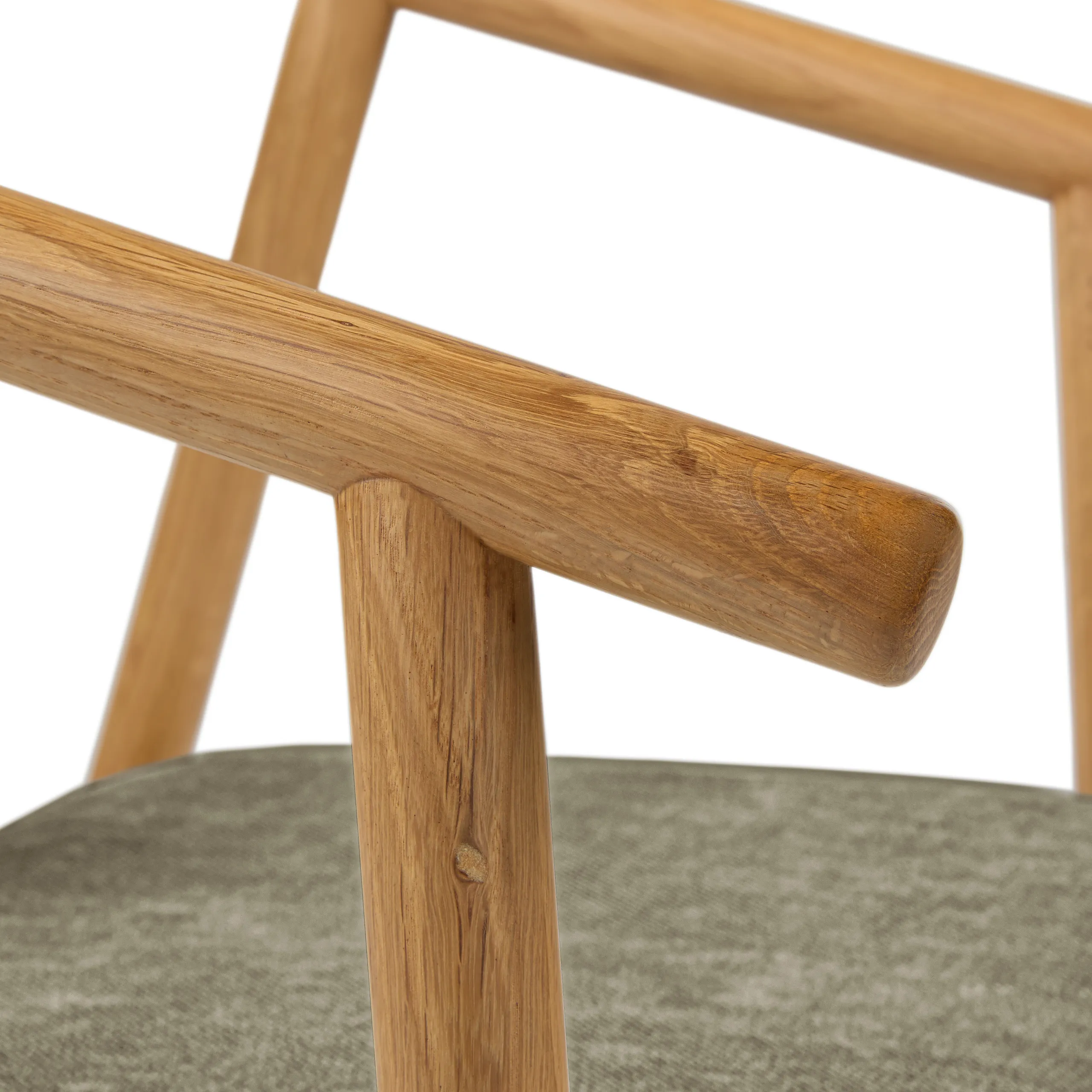 Fonra Dining Chair - Oak and Algonquin Green - Image 11