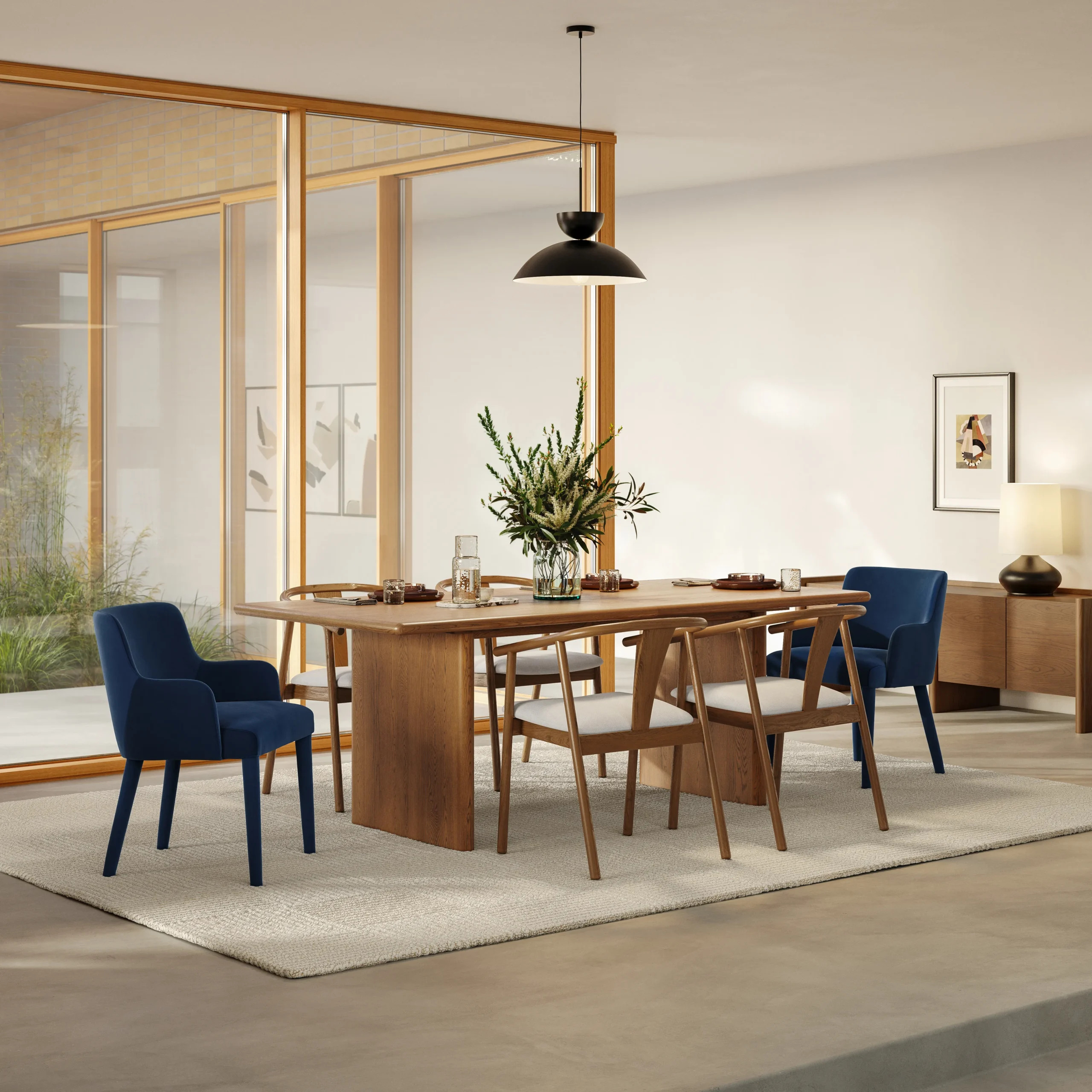 Torme 82.75_ - 104.25_ Extendable Dining Table - Smoked Oak - Image 11