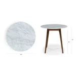 Mara Cafe Table - Walnut