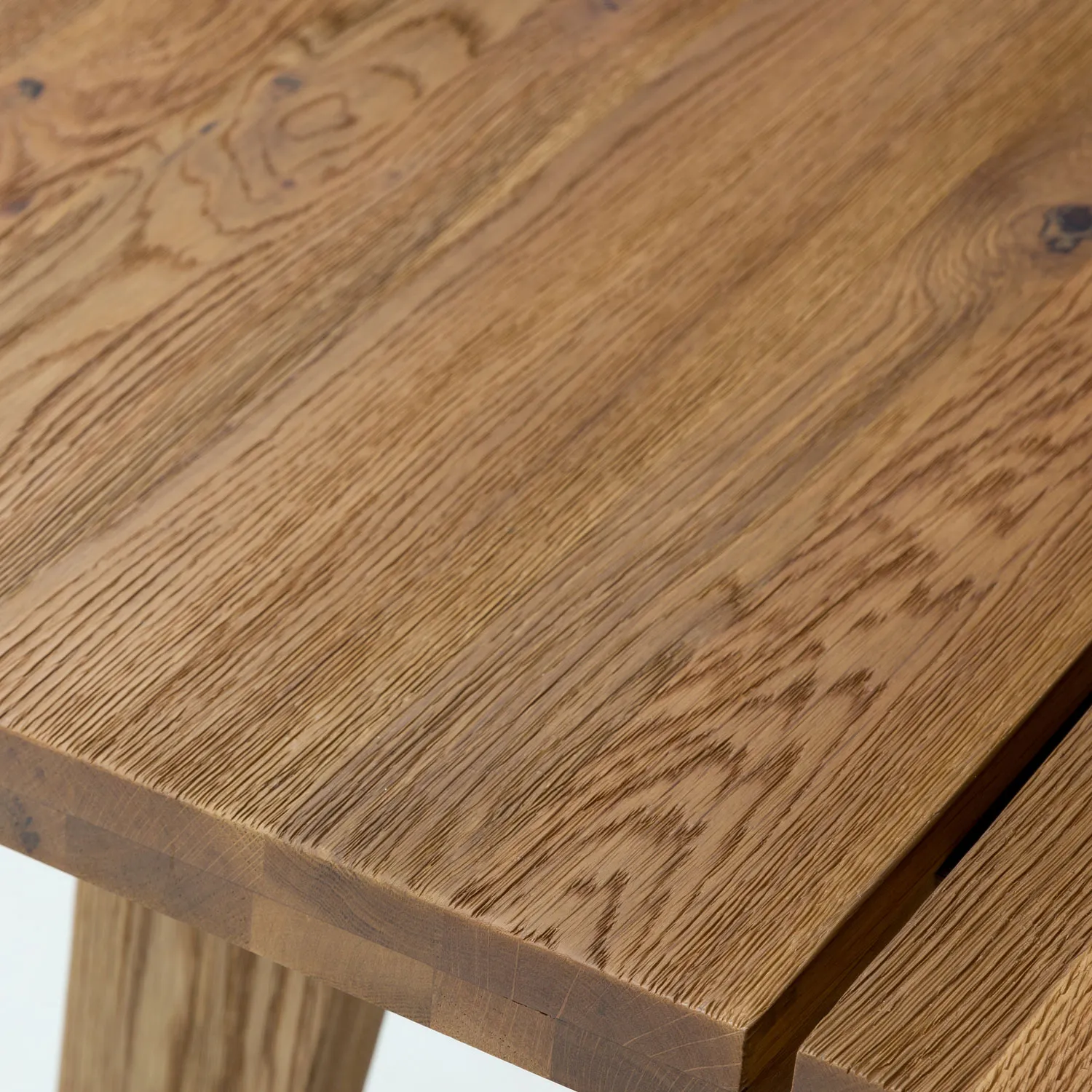Madera 71_ Solid Wood Dining Table - Oak - Image 11