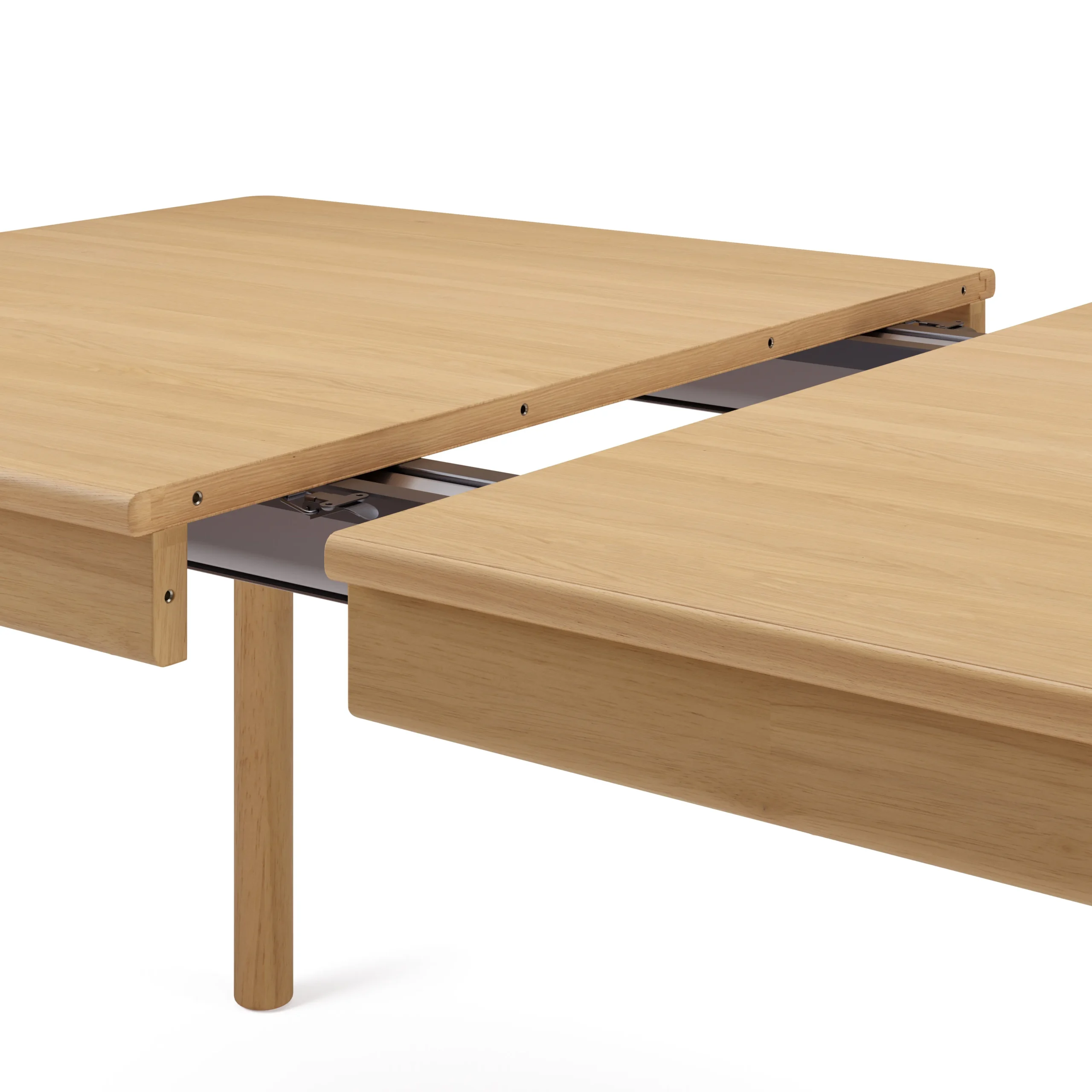Heidi 62_ - 82.75_ Extendable Dining Table - White Oak - Image 12